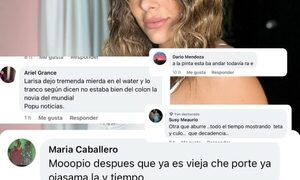 Larissa Riquelme se enojó: “Que triste es ver tanta frustración”