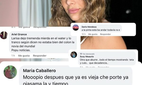Larissa Riquelme se enojó: “Que triste es ver tanta frustración”