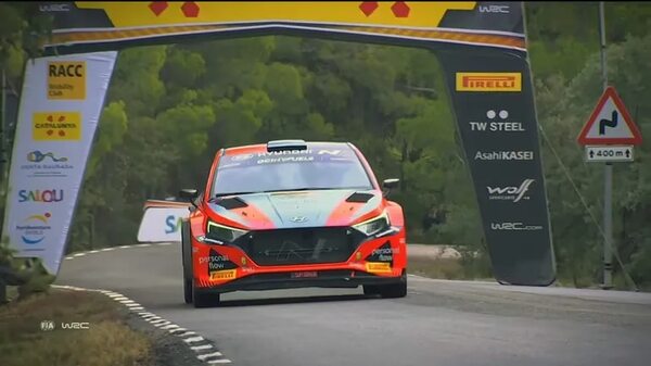 Zaldívar y Domínguez, terceros en el RallyRACC de España - ABC Motor 360 - ABC Color