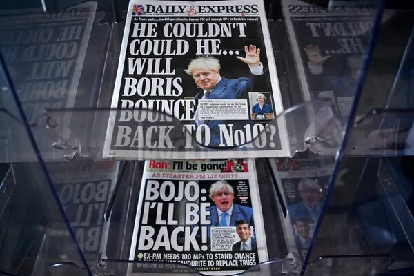 Johnson regresa al Reino Unido ante su posible candidatura al liderazgo “tory” - Mundo - ABC Color