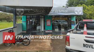 NUEVAMENTE HURTARON EN UNA FARMACIA DE HOHENAU
