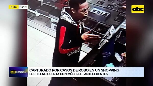 Capturado por casos de robo en un shopping - ABC Noticias - ABC Color