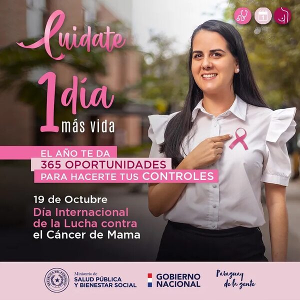 Octubre Rosa: Instan a las mujeres a hacerse controles anuales para prevenir el cáncer - Nacionales - ABC Color