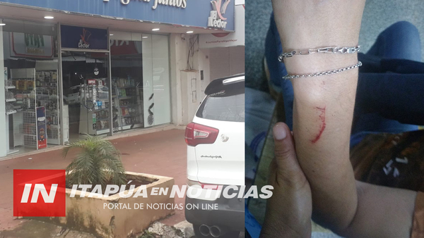 MOTOCHORROS ASALTARON A UNA MUJER EN PLENO CENTRO DE ENCARNACIÓN