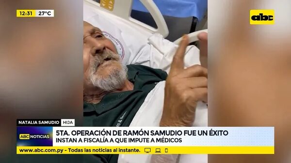 Quinta operación de Ramón Samudio fue un éxito - ABC Noticias - ABC Color