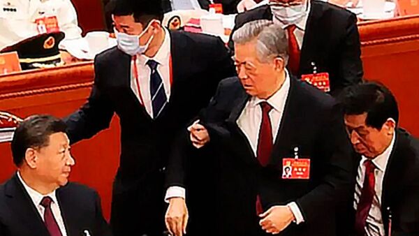 VIDEO: Ex presidente chino Hu habría sido expulsado del Congreso del Partido Comunista