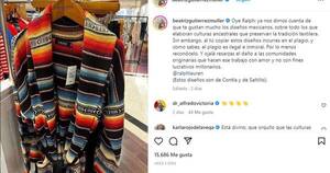 La Nación / Ralph Lauren se disculpa tras acusación de plagio de diseños indígenas de México
