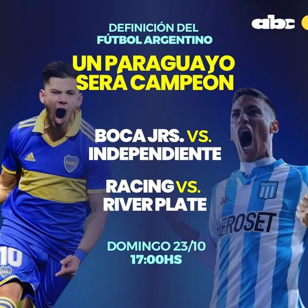 El Boca de Romero y el Racing de Rojas definen el título; Ortigoza se despidió - Fútbol Internacional - ABC Color
