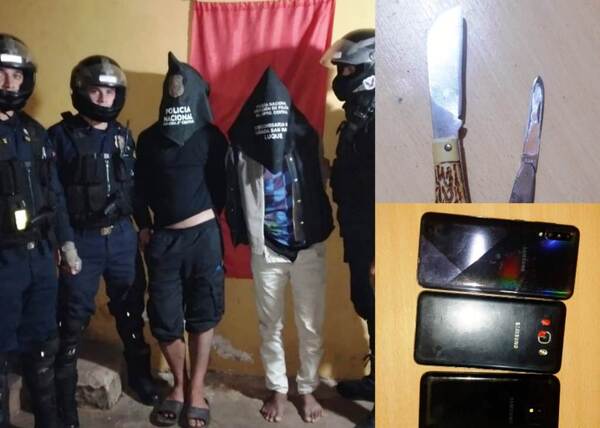 Atrapan supuestos motochorros en Luque •