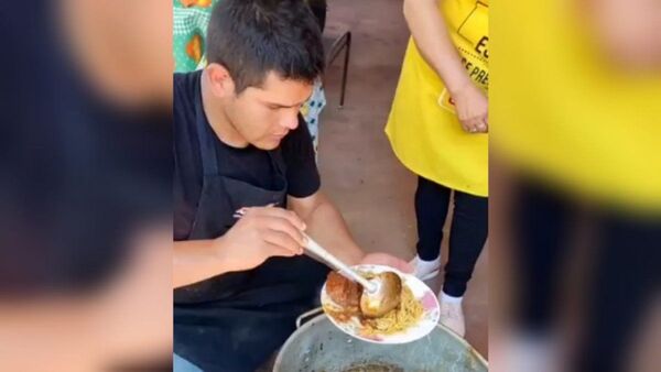 Guido Penayo organizó un karu guasu para todos sus vecinos