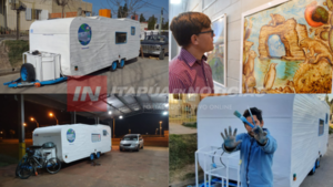 ARTISTAS RECORREN LATINOAMÉRICA EN UN MOTORHOME 