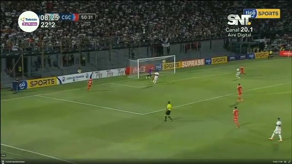 Richard Ortiz le dio el triunfo a Olimpia - SNT