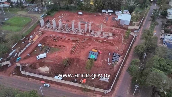 Visitan obras de ampliación y modernización de subestación Alto Paraná