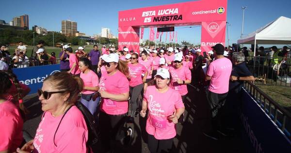 La Nación / Corrida Rosa fue todo un éxito, destacan desde Funca