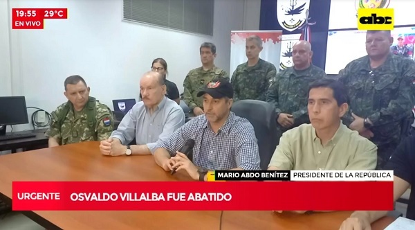 Confirman muerte de “comandante y líder principal” del EPP