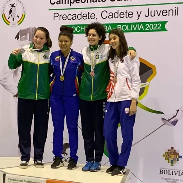 Hanspach y Bernal con medalla de bronce en esgrima - Polideportivo - ABC Color