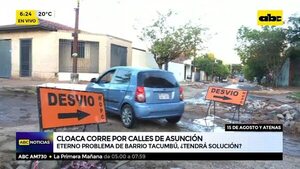 Cloaca corre por las calles de Asunción - ABC Noticias - ABC Color
