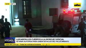 Llegaron los cuerpos a la Morgue Judicial  - ABC Noticias - ABC Color