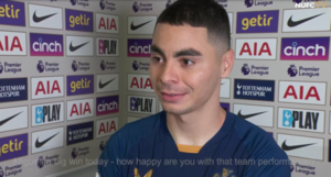 Las palabras de Almirón, la gran figura del Newcastle en el triunfo frente a Tottenham