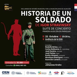 Ensamble estrenará en Paraguay "Historia de un Soldado" de Stravinsky - .::Agencia IP::.