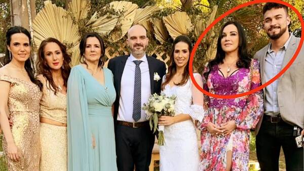 Crónica / Zuni Castiñeira reapareció con su "amigo", Julio Vallejos