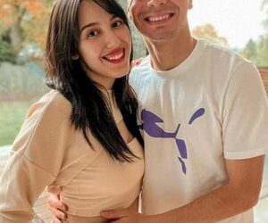 ¡Oky la amor! Miguel Almidón y su doña, enamorados