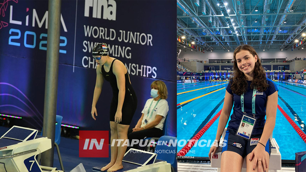 NADADORA ENCARNACENA HACE HISTORIA LOGRANDO 1° PUESTO EN MUNDIAL