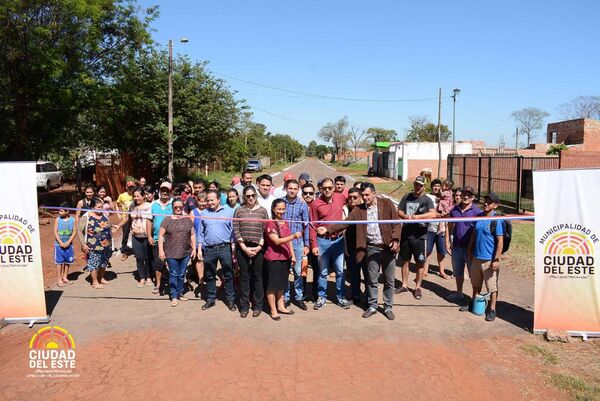 Concluyen obras viales simultáneamente en tres barrios - Noticde.com