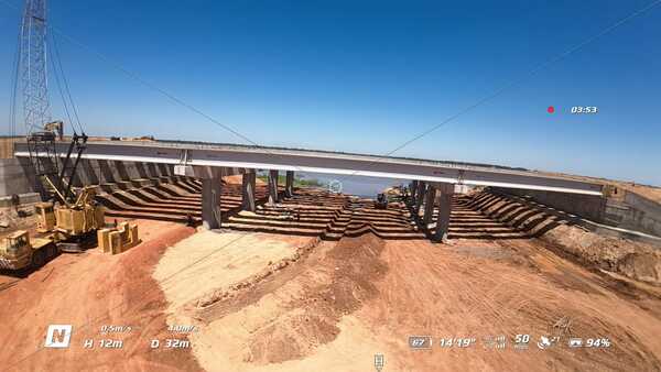 Costanera Sur: culminó el montaje de vigas para uno de los tres puentes previstos - .::Agencia IP::.