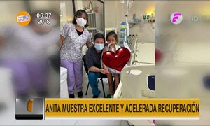 Anita muestra excelente y acelerada recuperación | Telefuturo