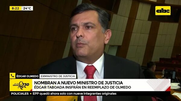 Nombran a nuevo ministro de Justicia. - ABC Noticias - ABC Color