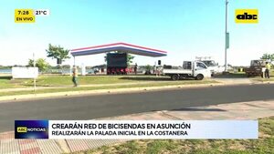 Crearán red de bicisendas en Asunción  - ABC Noticias - ABC Color