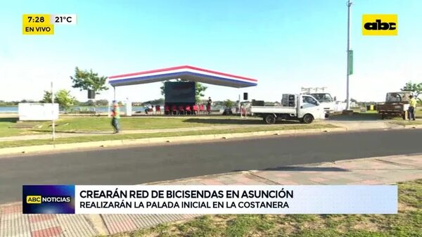 Crearán red de bicisendas en Asunción  - ABC Noticias - ABC Color