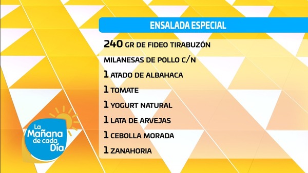 Bloque Cocina de la Mañana de Cada Día: Ensalada especial - SNT