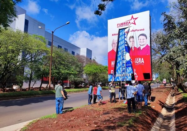 Infractores de ley electoral denuncian a activistas por “destrucción de carteles” - ABC en el Este - ABC Color