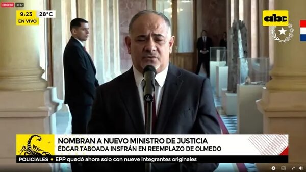 Juró nuevo ministro de Justicia - ABC Noticias - ABC Color