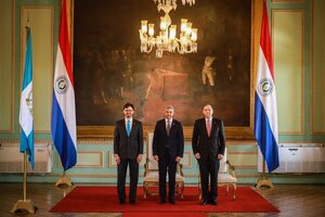 Tres nuevos embajadores concurrentes ante el Gobierno paraguayo presentaron cartas credenciales - .::Agencia IP::.