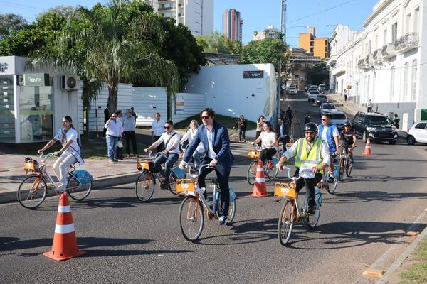 Inician construcción de bicisendas en Asunción