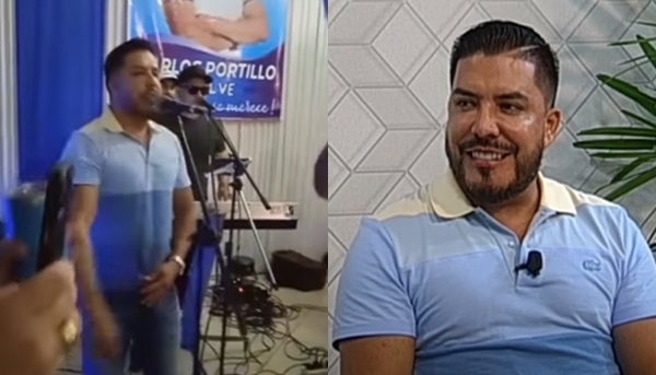 "Oro tu me has cambiado por oro", Carlos Portillo "karaokeando" con sentimiento - Teleshow