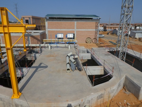 Primera planta de tratamiento de efluentes cloacales del país entra en su fase final de construcción - .::Agencia IP::.
