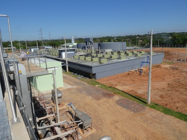 Primera planta de tratamiento de efluentes cloacales en San Lorenzo