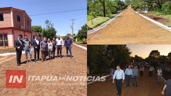MUNICIPIO DE CAMBYRETÁ INAUGURÓ PAVIMENTOS EN EL PUJANTE DISTRITO