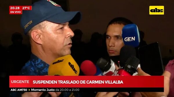 Suspenden traslado de Carmen Villalba - ABC Noticias - ABC Color