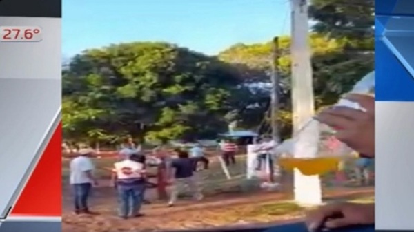 Fiesta patronal termina en balacera - Paraguaype.com