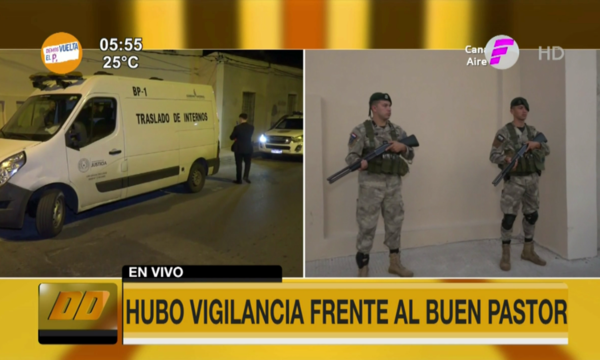 Hubo vigilancia frente al Buen Pastor - Paraguaype.com