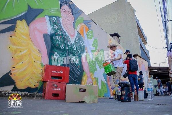 Comuna de CDE rescata memoria y vivencia la comunitaria con “Arte Barrio Obrero en Murales” – Diario TNPRESS