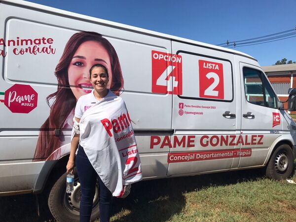 Pame González, una de las favoritas para ocupar un lugar en la Junta Departamental de Itapúa