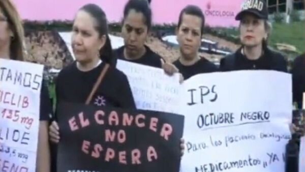 "Nos están dejando morir", reclama paciente oncológica al IPS