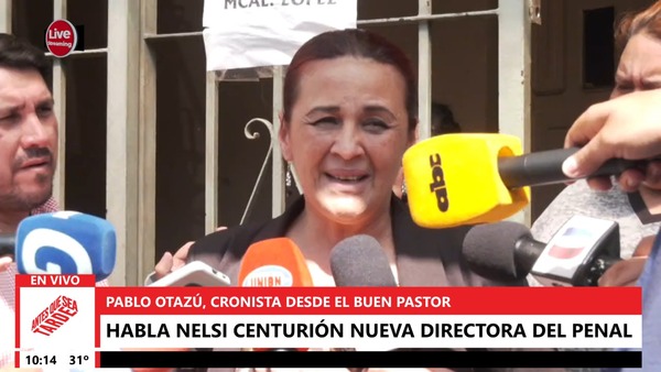 Nueva directora del Buen Pastor asegura que el ambiente está tranquilo y desconoce eventual traslado de Carmen Villalba - Megacadena — Últimas Noticias de Paraguay
