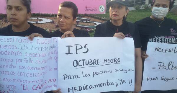 La Nación / Pacientes con cáncer exigen medicamentos y ya no aceptarán excusas del IPS